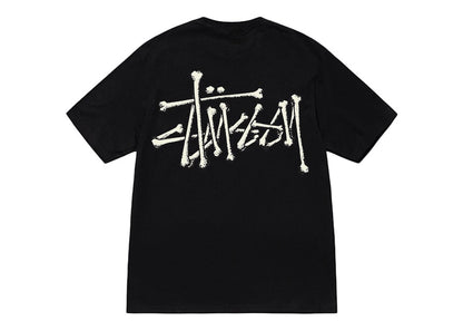 Stussy Bones Stock Tee Black