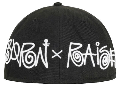 Stussy Born X Raised New Era 59FIFTY Cap Black