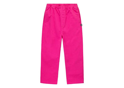 Stussy Brushed Beach Pant Hot Pink