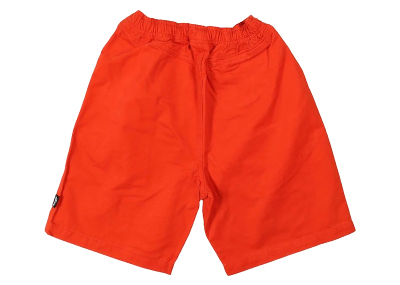 Stussy Brushed Beach Short Red/Orange