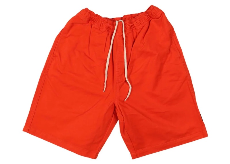 Stussy Brushed Beach Short Red/Orange