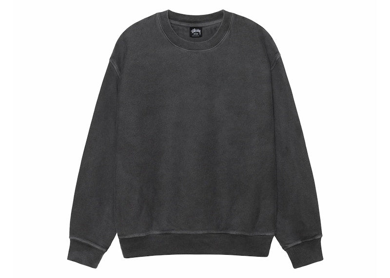 Stussy Buana Pigment Dyed Crew Black
