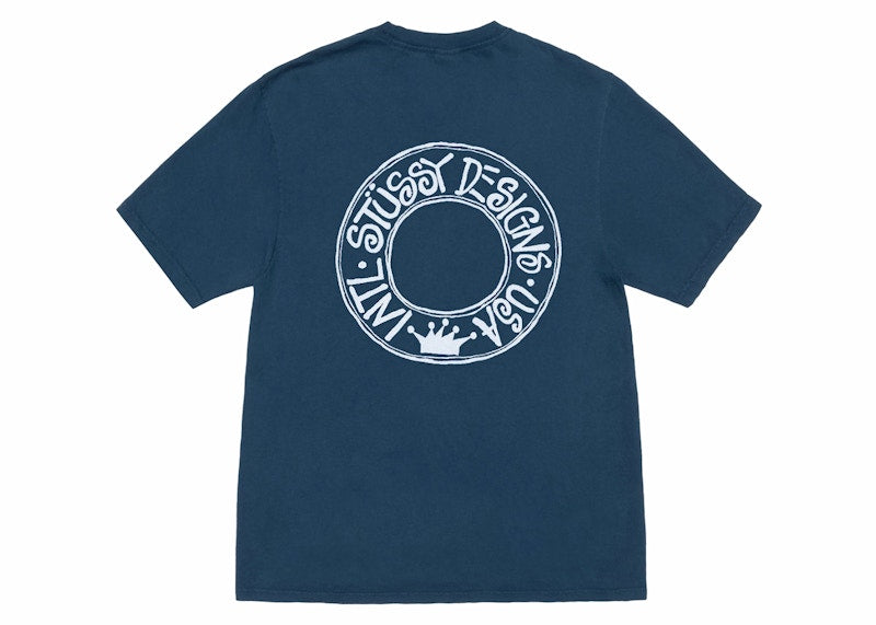 Stussy Buana Pigment Dyed Tee Navy