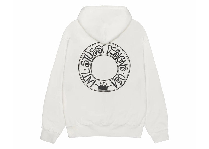 Stussy Buana Pigment Dyed Zip Hoodie Natural