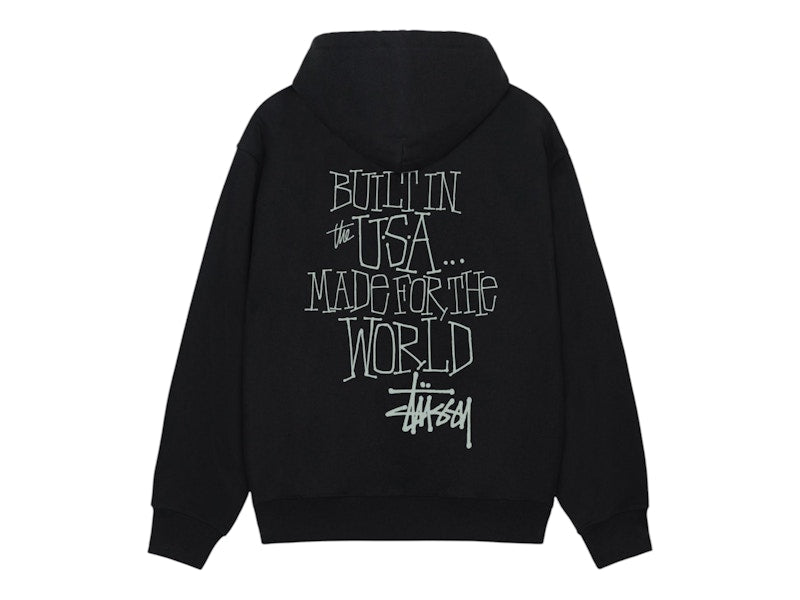 Stussy Built In USA Hoodie Black