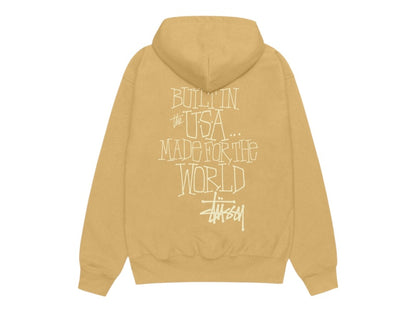 Stussy Built In USA Hoodie Curry
