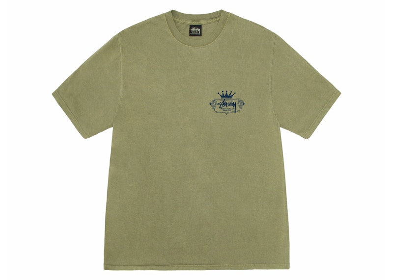 Stussy Built To Last Pigment Dyed Tee Olive