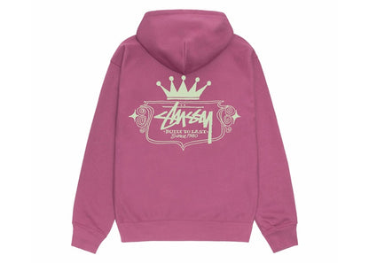 Stussy Built To Last Zip Hoodie Berry