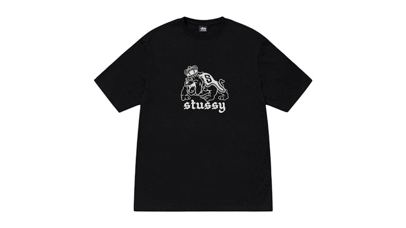 Stussy Bulldog Tee Black