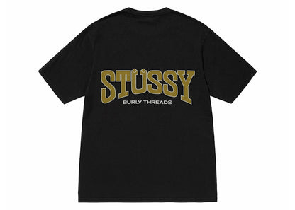 Stussy Burly Threads Pigment Dyed Tee Black