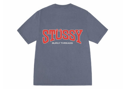 Stussy Burly Threads Pigment Dyed Tee Indigo