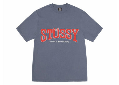 Stussy Burly Threads Pigment Dyed Tee Indigo