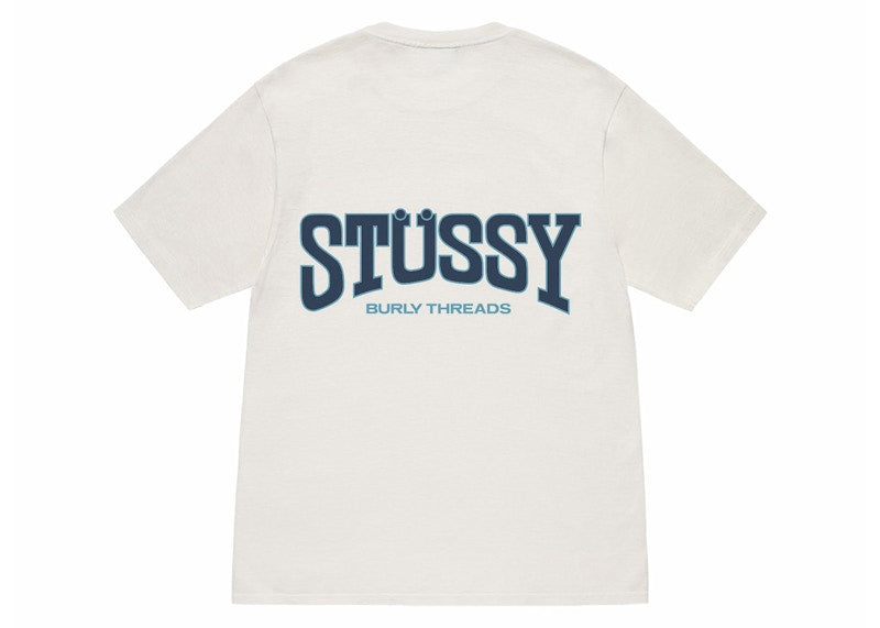 Stussy Burly Threads Pigment Dyed Tee Natural