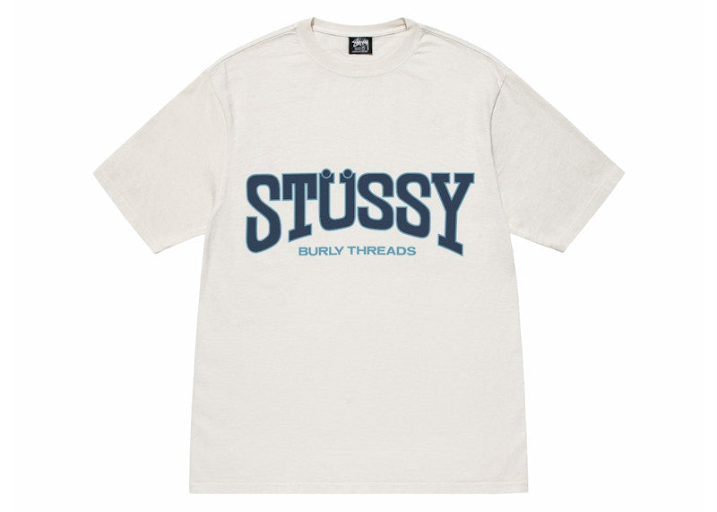 Stussy Burly Threads Pigment Dyed Tee Natural