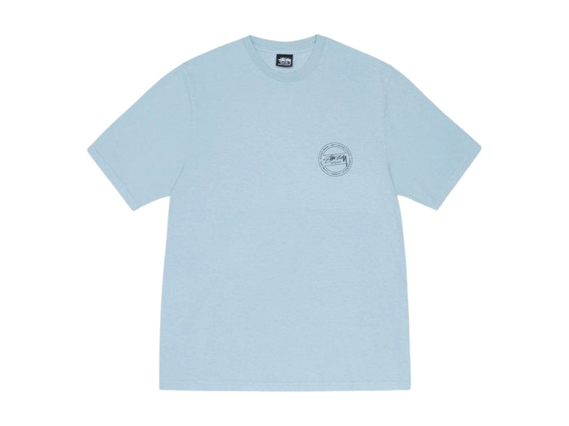 Stussy C Thru Pigment Dyed Tee Baby Blue