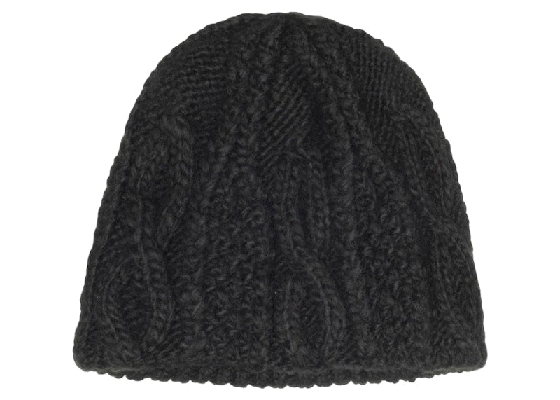 Stussy Cable Knit Skullcap Black