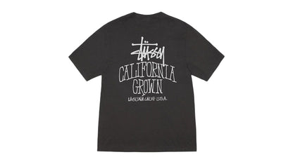 Stussy Cali Grown Pigment Dyed Tee Faded Black