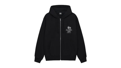 Stussy Cali Grown Zip Hoodie Black