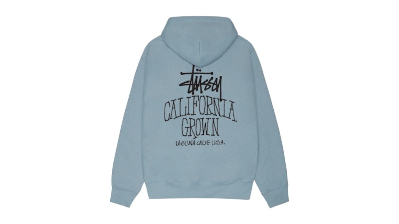 Stussy Cali Grown Zip Hoodie Slate