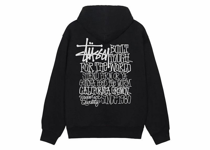 Stussy California Grown Hoodie Black