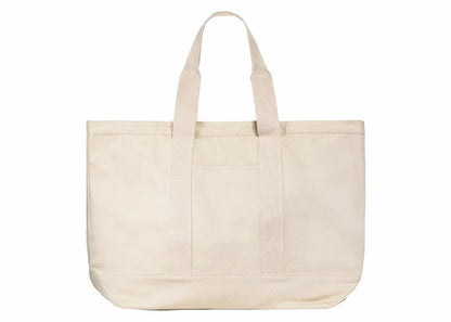 Stussy Canvas Extra Large Tote Bag Natural