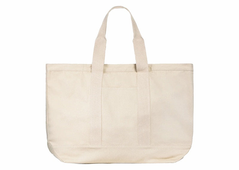 Stussy Canvas Extra Large Tote Bag Natural