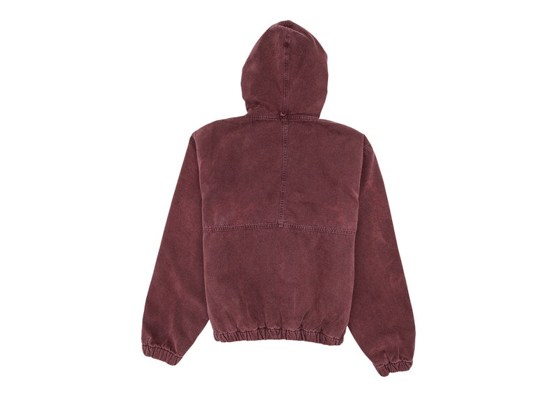 Stussy Canvas Insulated Work Jacket Purple