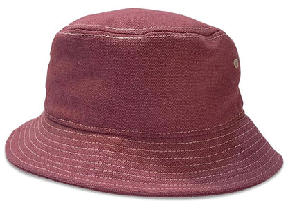 Stussy Canvas Workgear Bucket Hat Berry