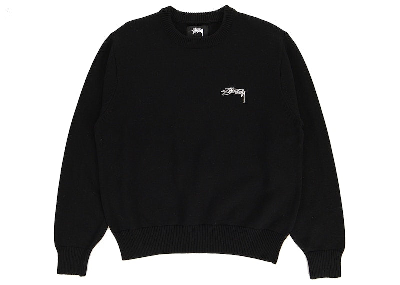 Stussy Care Label Sweater Black