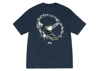 Stussy Chain-Link T-shirt Navy