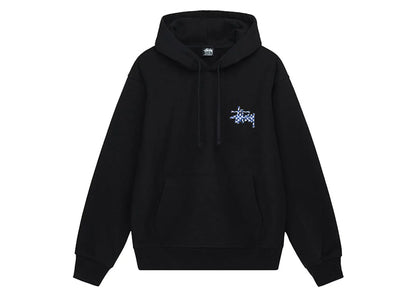 Stussy Checker Stock Hoodie Black