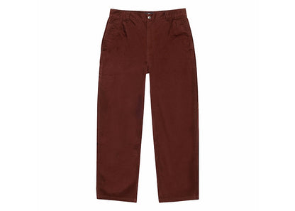 Stussy Chino Work Pant Brick