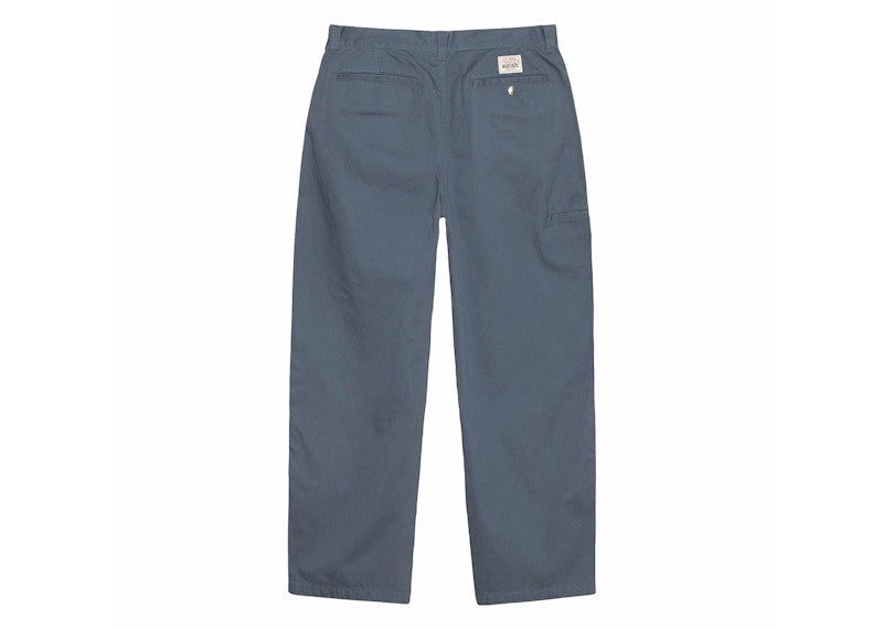 Stussy Chino Work Pant Washed Navy