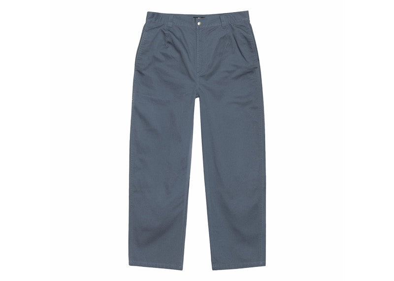 Stussy Chino Work Pant Washed Navy