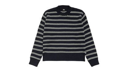 Stussy Chunky Cotton Stripe Sweater Ocean