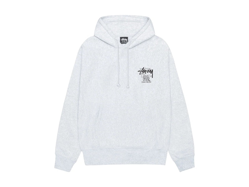 Stussy Classic Gear Hoodie Ash Heather
