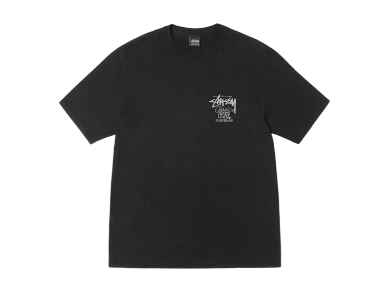 Stussy Classic Gear Pig. Dyed Tee Black