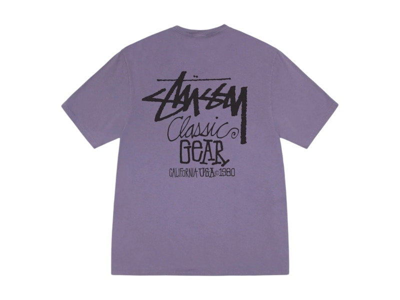 Stussy Classic Gear Pig. Dyed Tee Grape