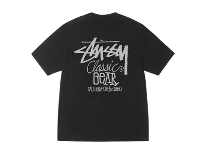 Stussy Classic Gear Pigment Dyed Tee Black