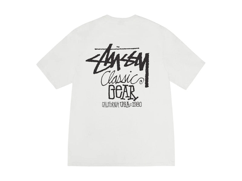 Stussy Classic Gear Pigment Dyed Tee Natural