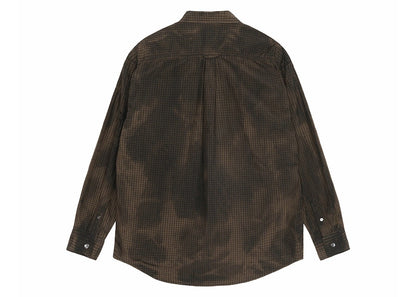 Stussy Classic Ls Shirt Sprayed Tan