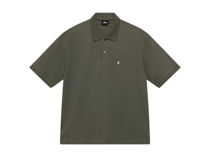 Stussy Classic Pique Polo Green