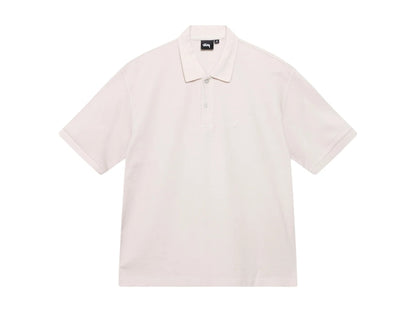 Stussy Classic Pique Polo Off White