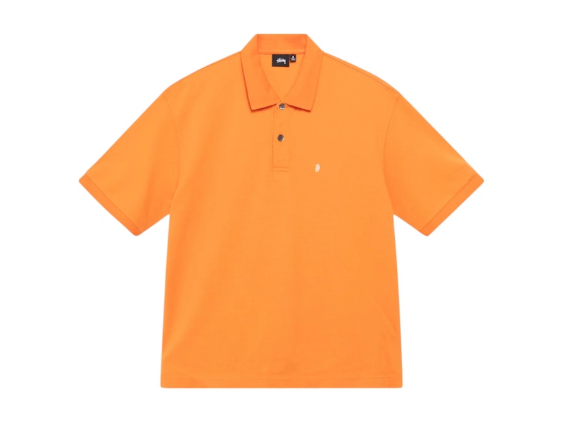 Stussy Classic Pique Polo Orange