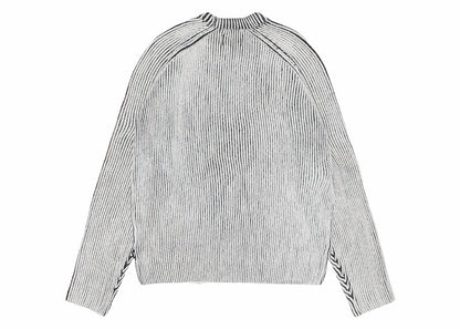 Stussy Contrast Rib Sweater White