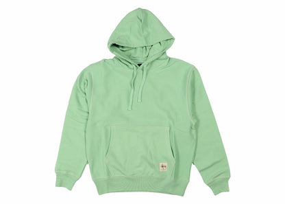 Stussy Contrast Stitch Label Hoodie Zephyr Green