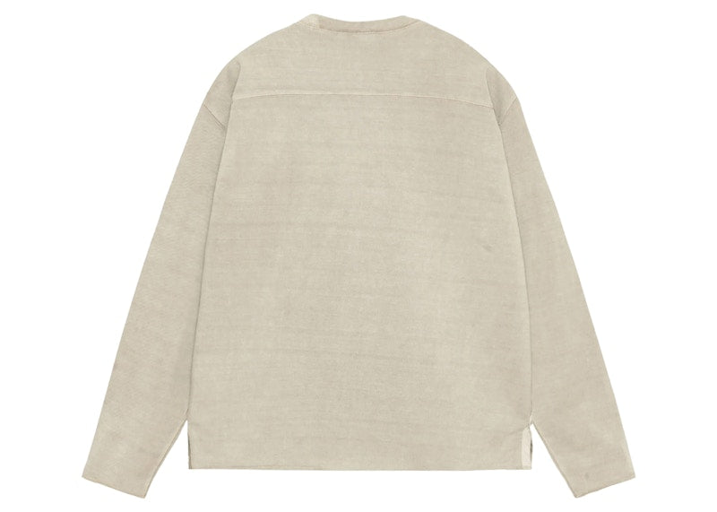 Stussy Cotton Football Pigment Dyed Crew Sand