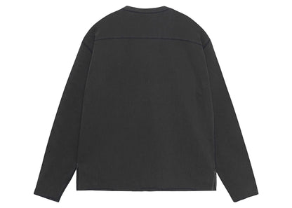 Stussy Cotton Football Pigment Dyed Crew Washed Black