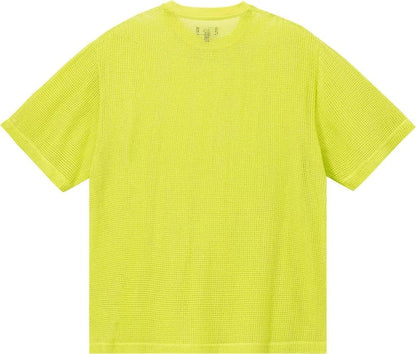 Stussy Cotton Mesh SS Crew Lime