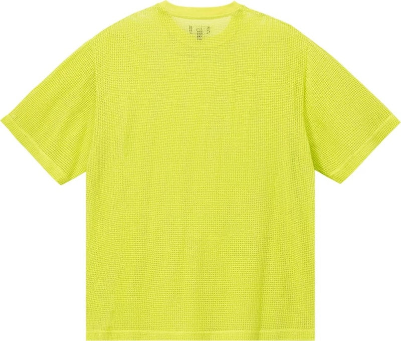 Stussy Cotton Mesh SS Crew Lime